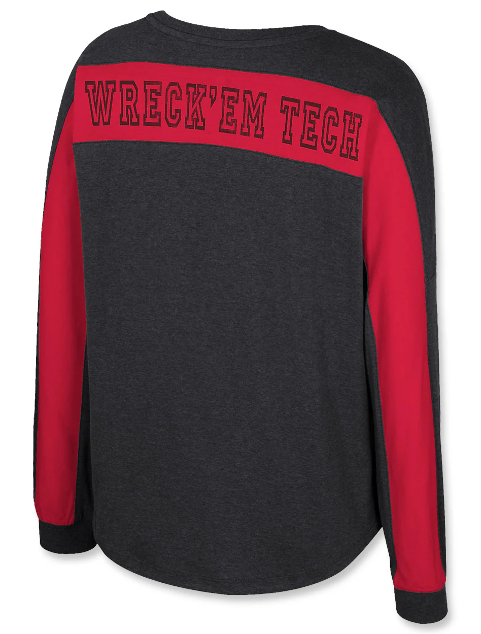 **Texas Tech Arena "Lovemore" Women's Dolman Long Sleeve T-Shirt - Image 2