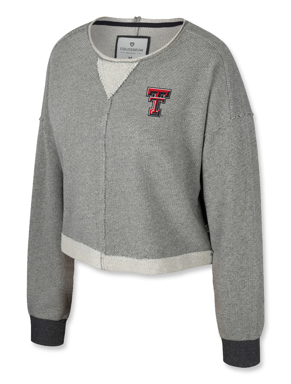 **Texas Tech Arena "Magnum" Women's Scoop Neck Terry Sweater