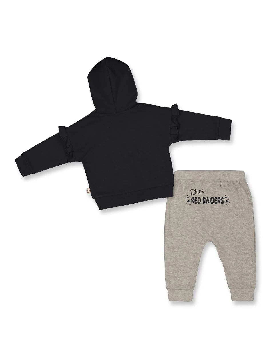 **Texas Tech Arena "Patches" Infant Girl's Fleece Set - Image 2