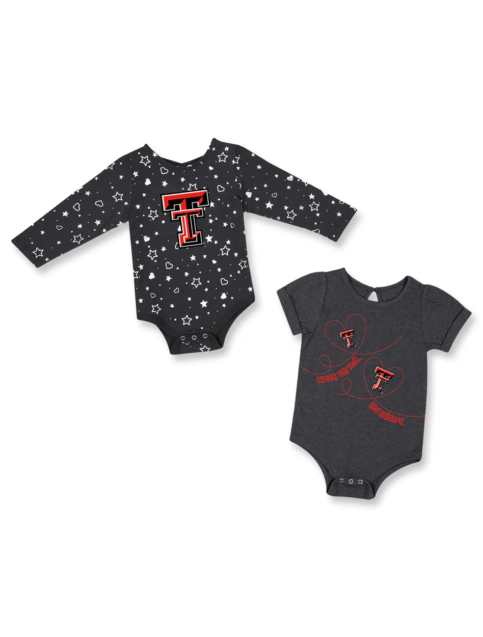 Texas Tech Arena "Star" Infant 2-Pack Onesie Set