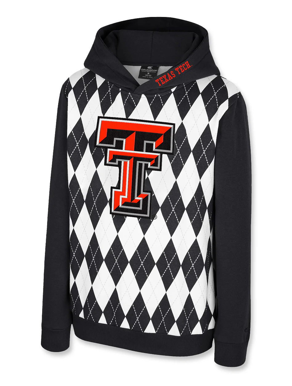 **Texas Tech Arena "The Dealio" Youth Hood