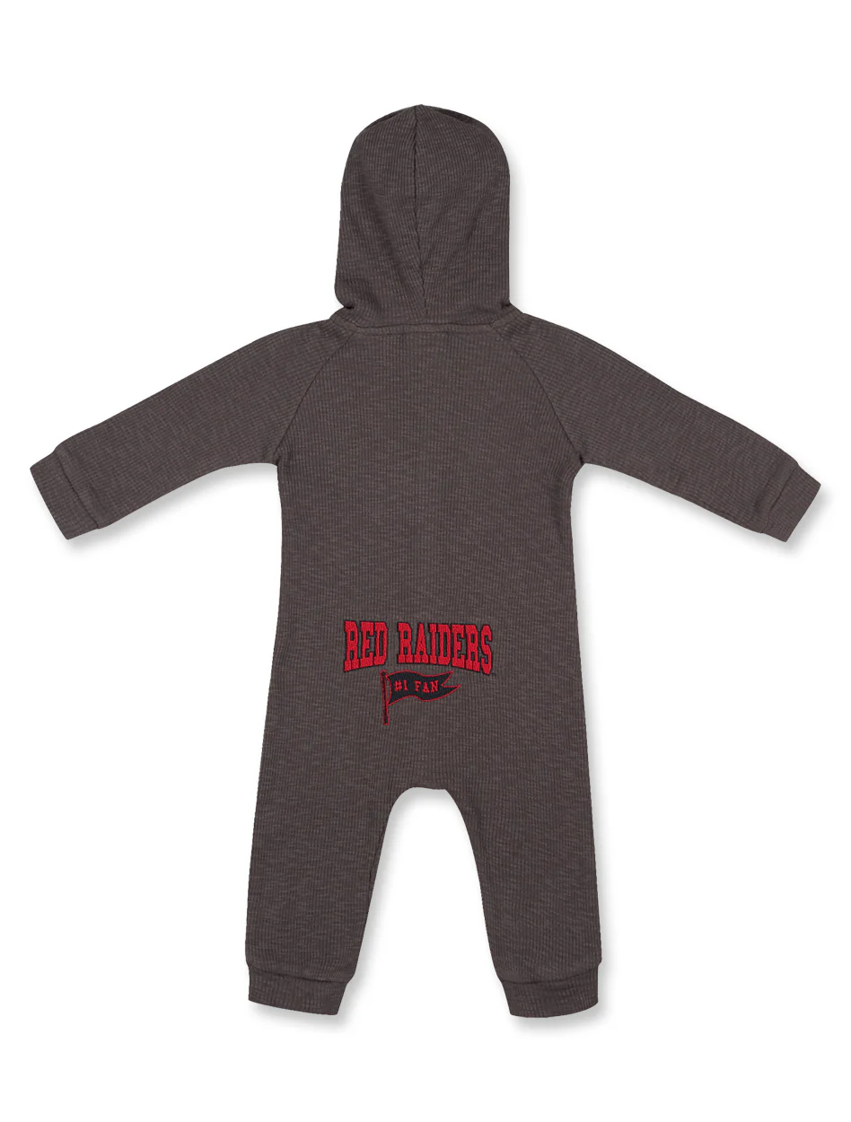 **Texas Tech Arena "Zando-Zan" Infant Waffle Romper - Image 2