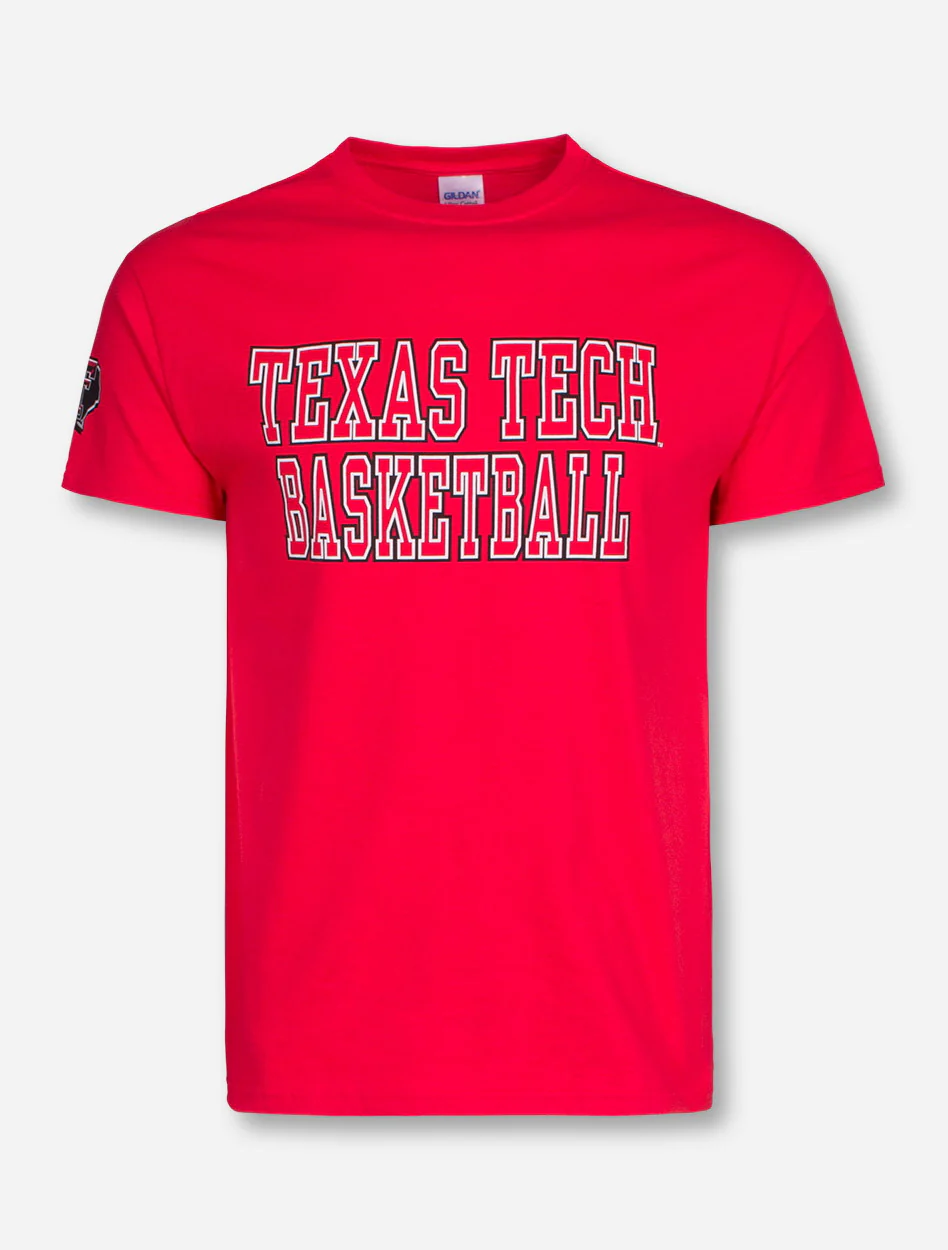 Texas Tech Basketball Stack Lone Star Pride Edition T-Shirt