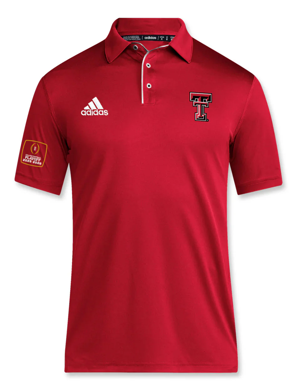 Texas Tech 2025 CFP - Adidas Polo - RED