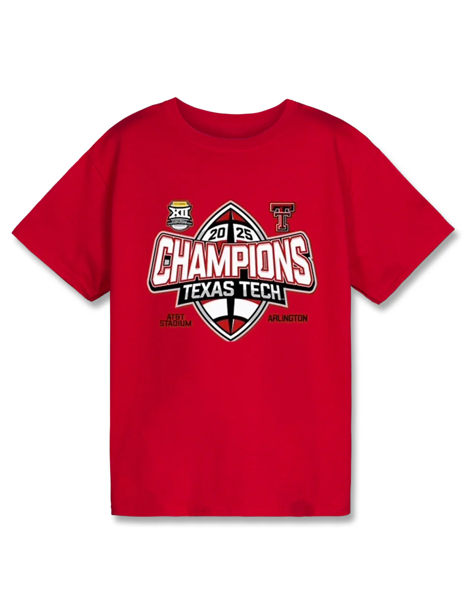 Texas Tech Big 12 CHAMPS - YOUTH - Turn Key - RED