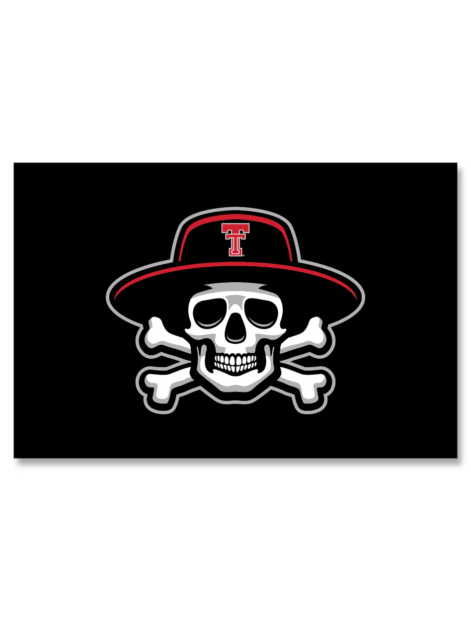 Texas Tech "Bones" 3'x5' Premium Deluxe Flag (As seen on the Today Show!) - Image 2