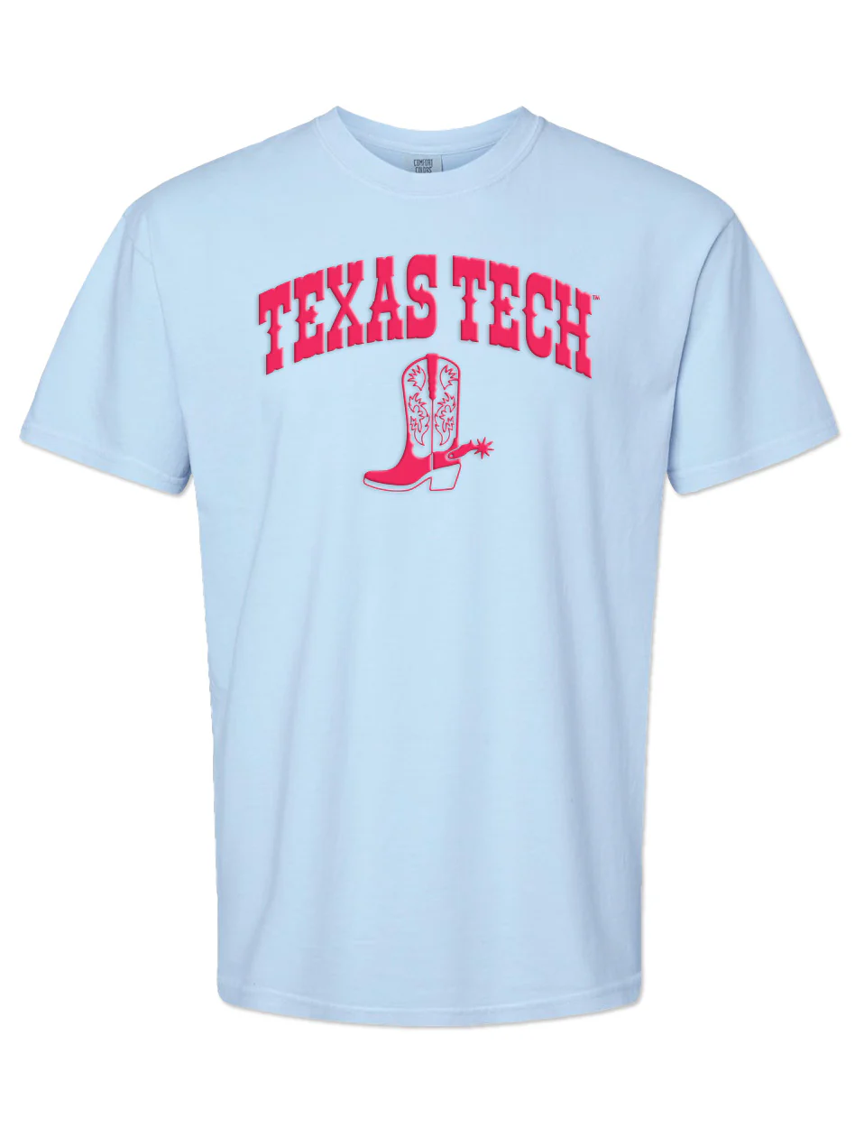 Texas Tech "Boot Scoot" Puff Print T-Shirt