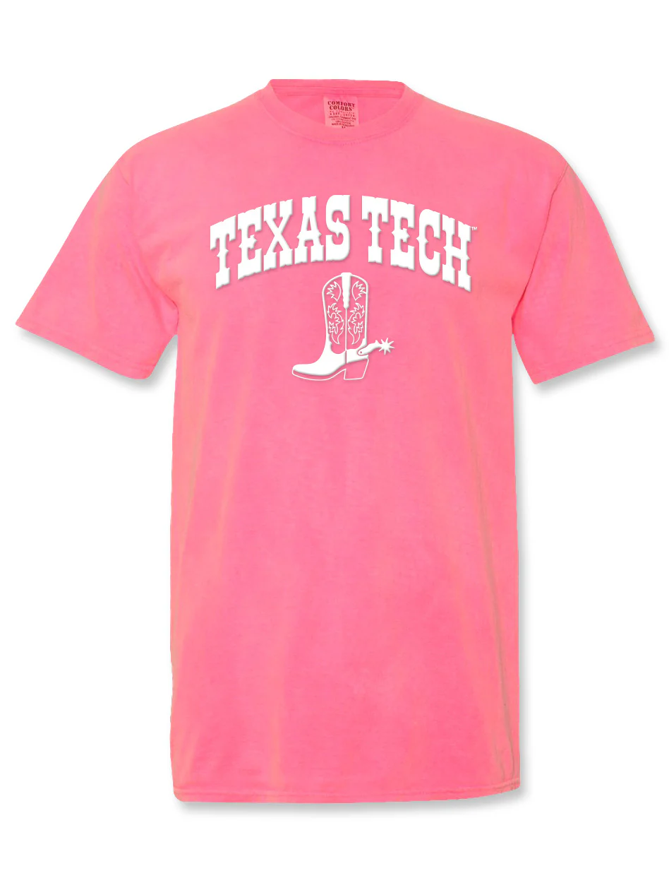 Texas Tech "Boot Scoot" Puff Print T-Shirt - Image 2