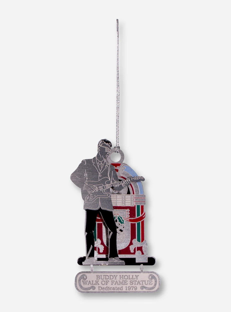 Texas Tech Buddy Holly Statue Collector's Ornament