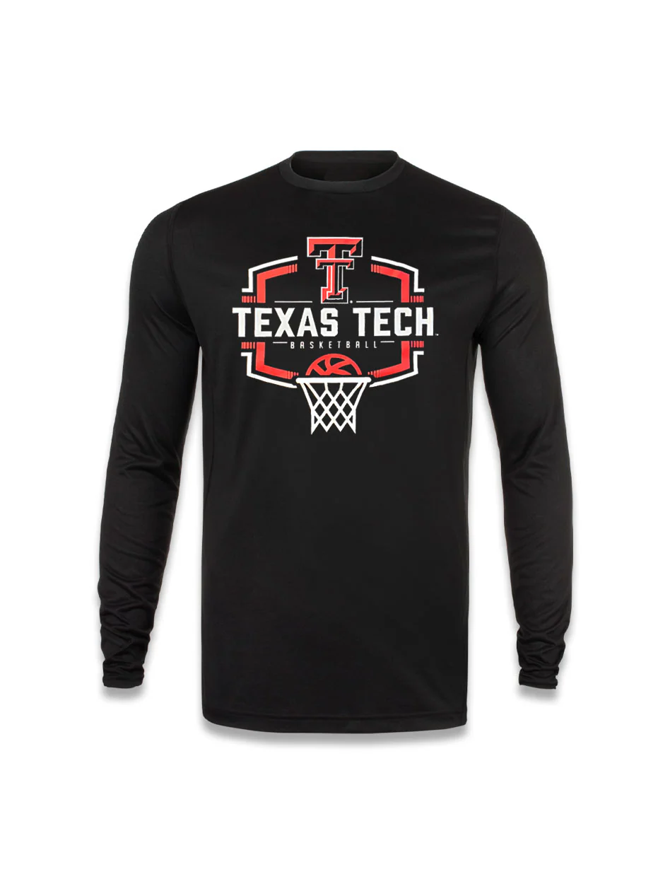 Texas Tech "Buzzer Beater" YOUTH Long Sleeve Performance T-Shirt