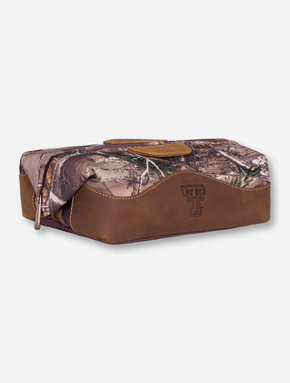 Texas Tech Camo Leather Double T Travel Kit - Image 3
