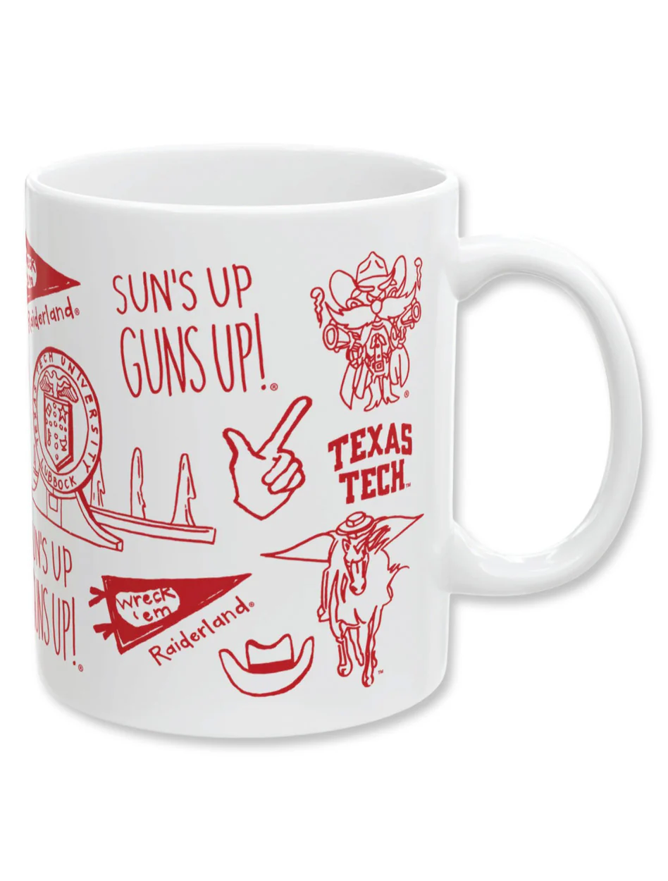 Texas Tech "Campus Landmarks" 11 oz Coffee Mug