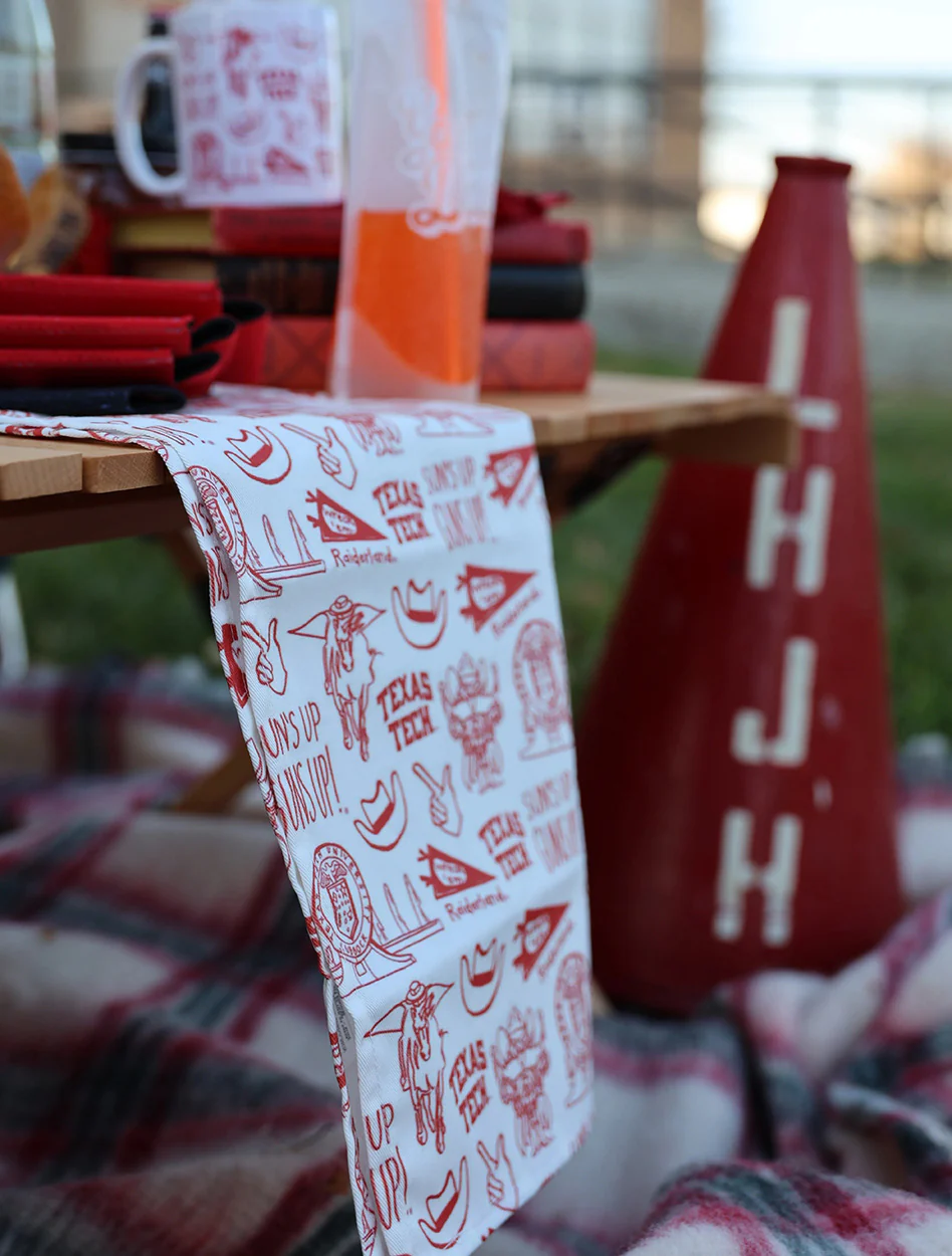 Texas Tech "Campus Landmarks" Cotton Tea Towel - Image 4