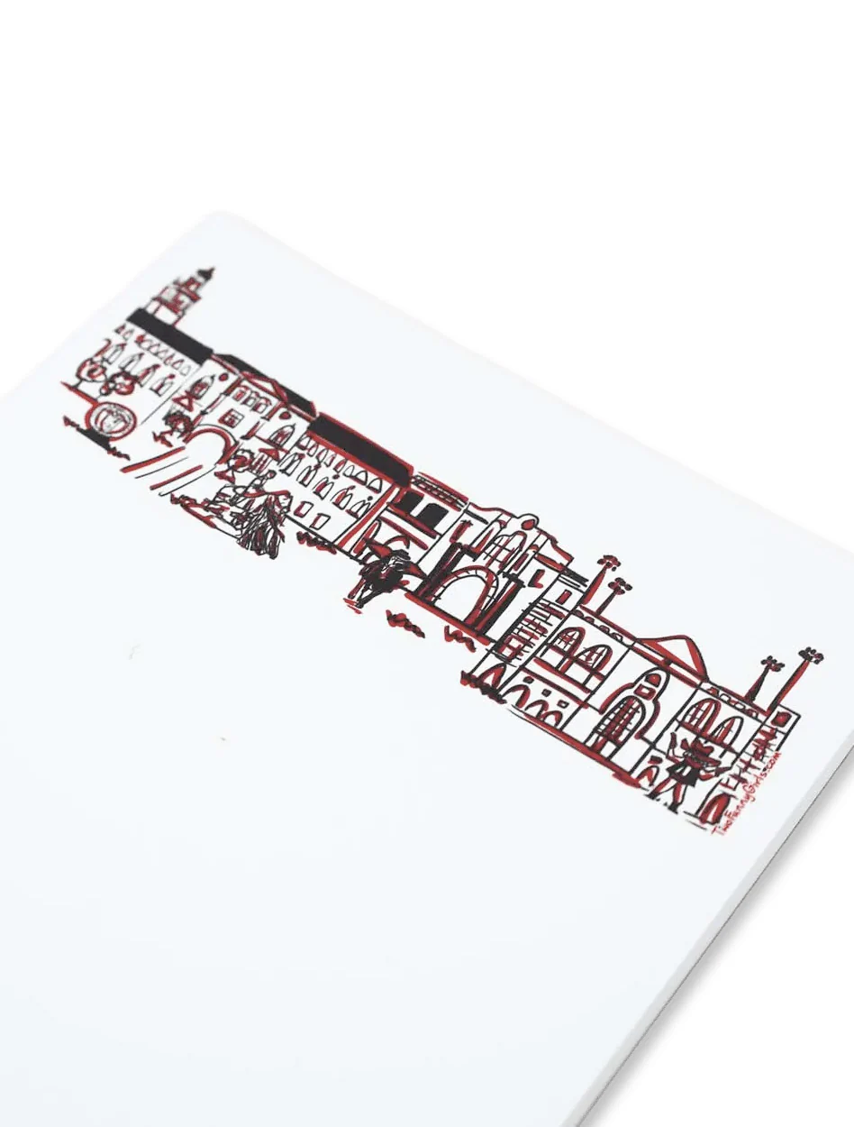Texas Tech Campus "Skyline" Notepad - Image 2