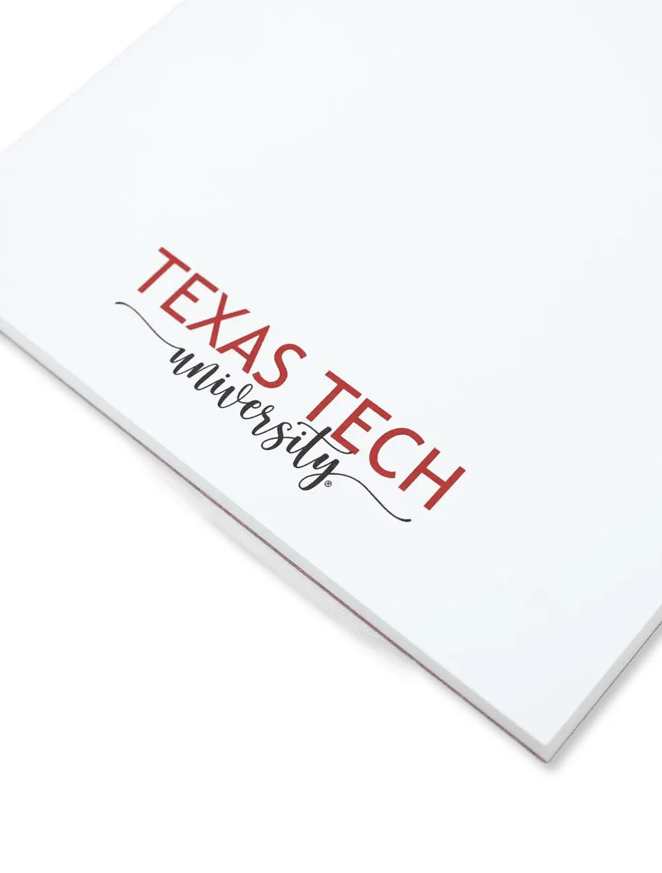 Texas Tech Campus "Skyline" Notepad - Image 3