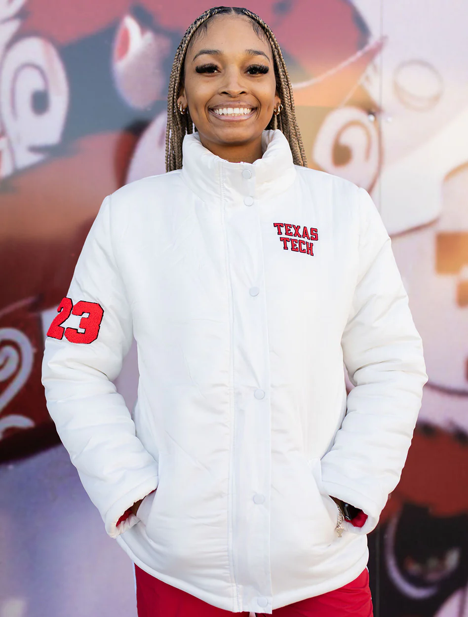 Texas Tech Chenille Double T "Naknek" Puffer Jacket