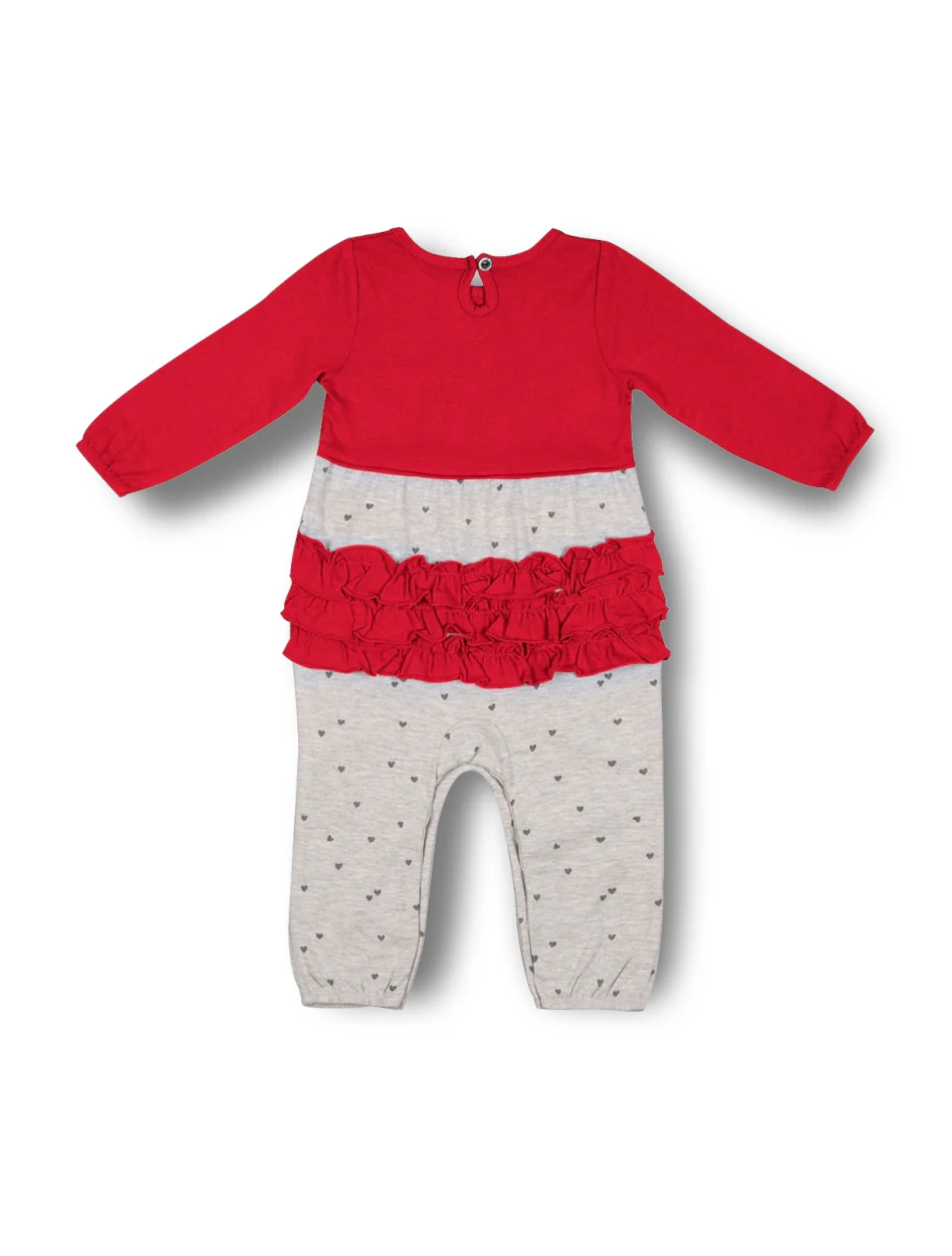 **Arena Texas Tech "Christmas Star" INFANT Long Sleeved Romper Onesie - Image 2