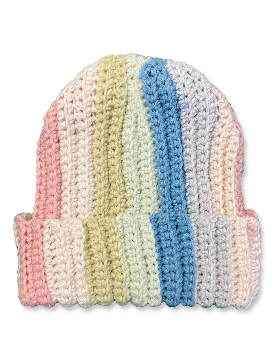 Texas Tech Colorful Hand Crochet Beanie - Image 2