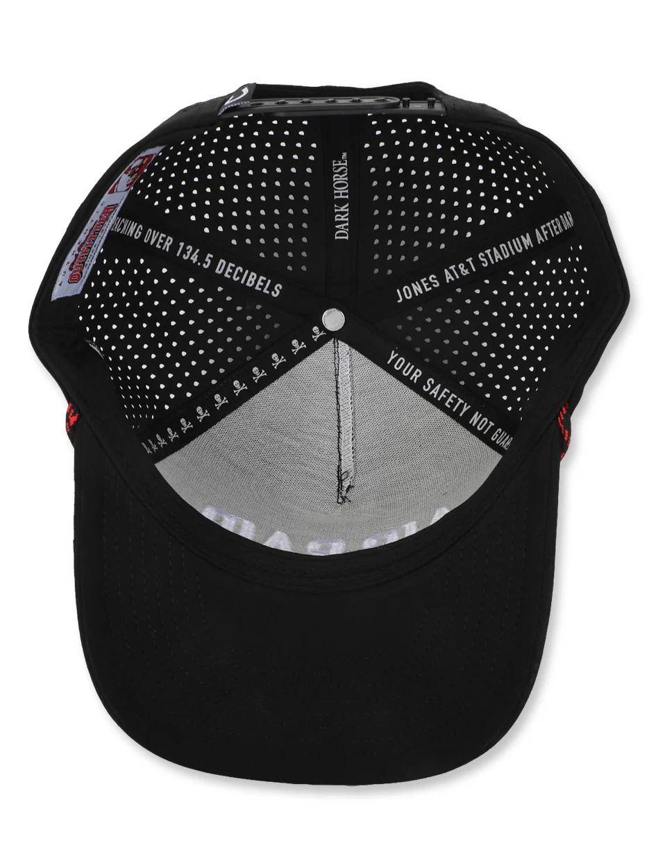 Texas Tech Dark Horse Leach Era "Air Raid" Black Sport SB Cap - Image 6