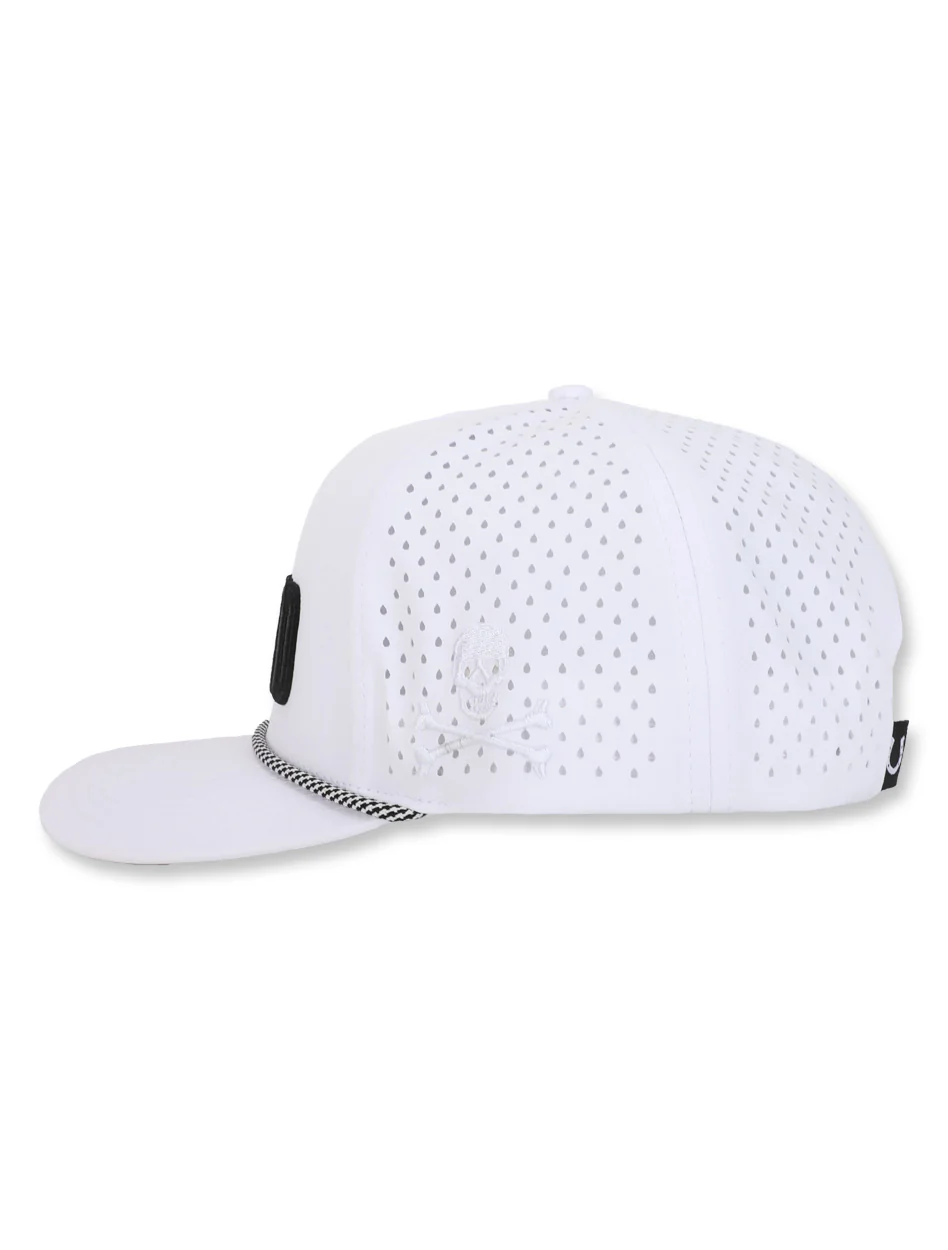 Texas Tech Dark Horse Leach Era "Air Raid" White Sport SB Cap - Image 3