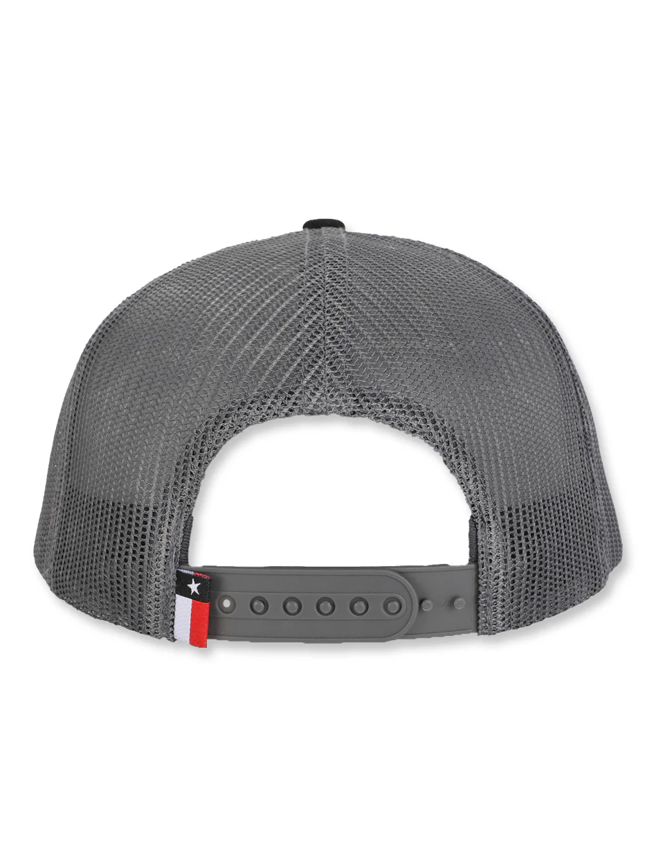 Texas Tech Dark Horse Leach Era "Bones PVC"Charcoal Mesh SB Cap - Image 5