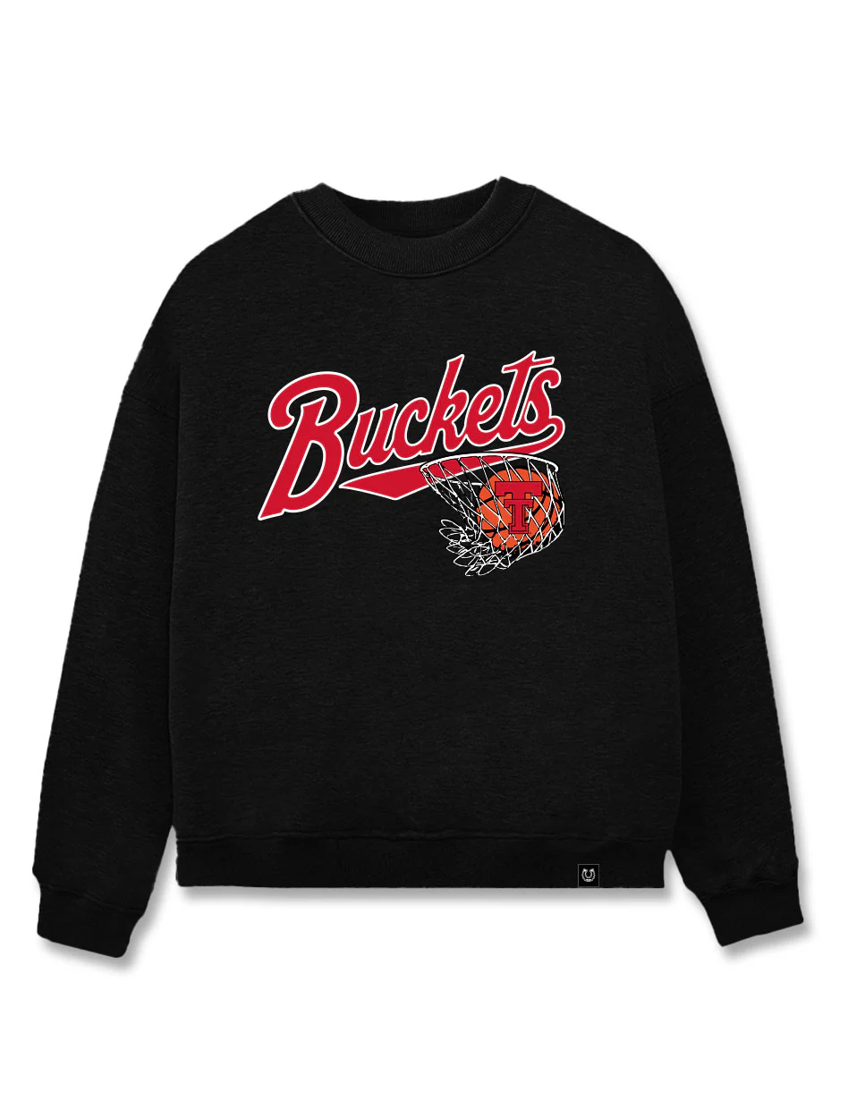 Texas Tech Dark Horse "Buckets" Crew Sweatshirt - Image 3