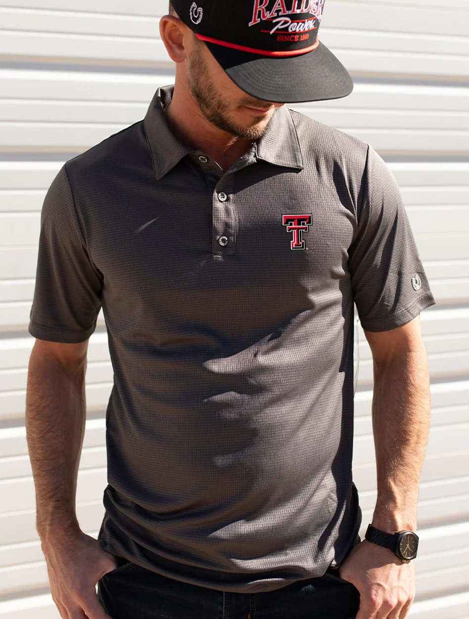 Texas Tech Dark Horse Essentials "Double T 3.0" Polo - Image 4