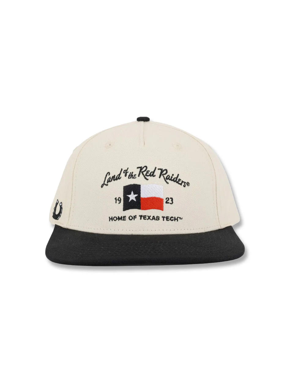 Texas Tech Dark Horse "Land of the Red Raiders" Youth Ivory Snapback Cap