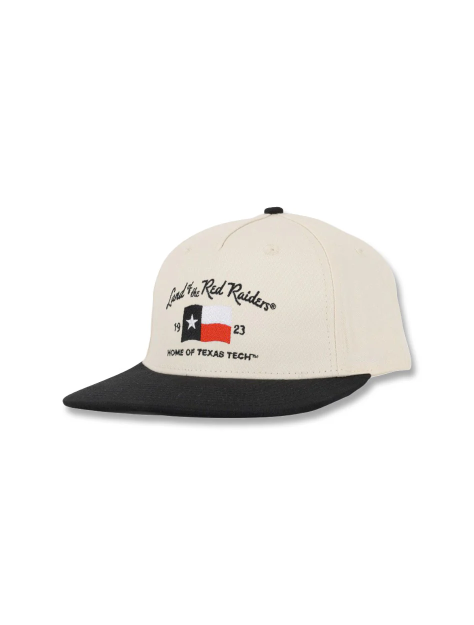 Texas Tech Dark Horse "Land of the Red Raiders" Youth Ivory Snapback Cap - Image 2