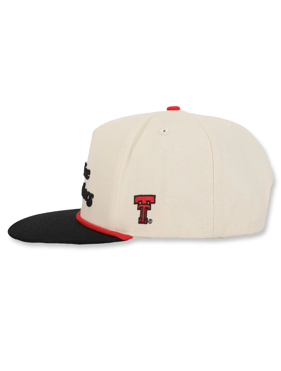Texas Tech Dark Horse "Long Live the Matadors" Ivory Snapback Cap - Image 3