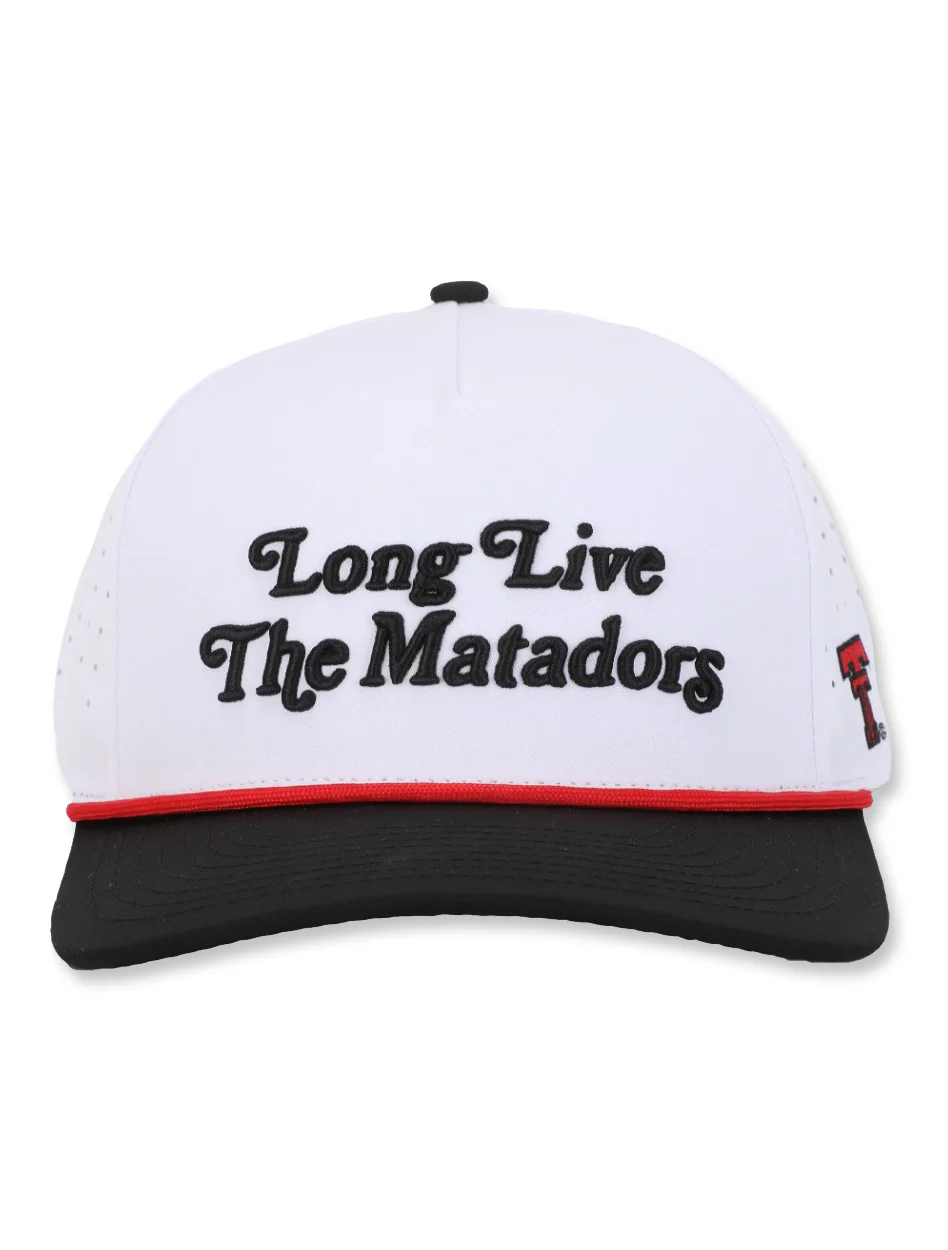 Texas Tech Dark Horse "Long Live the Matadors" White Snapback Cap - Image 2