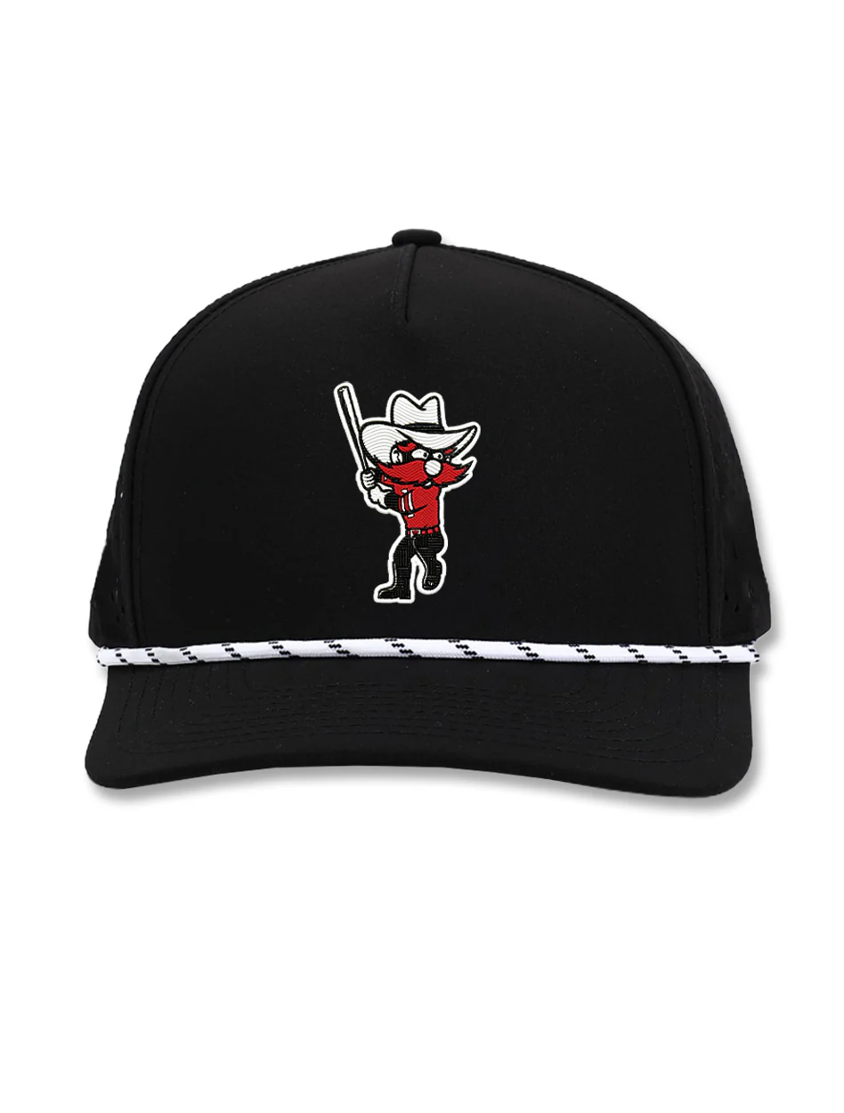 Texas Tech Dark Horse "Mascot Bat" Snapback Cap - Image 2