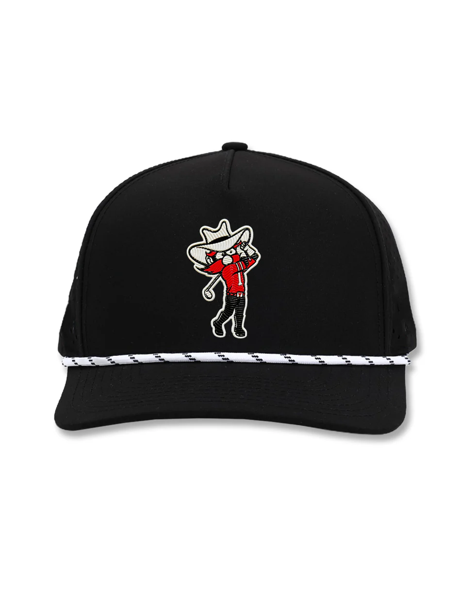Texas Tech Dark Horse "Mascot Golf" Snapback Cap - Image 2
