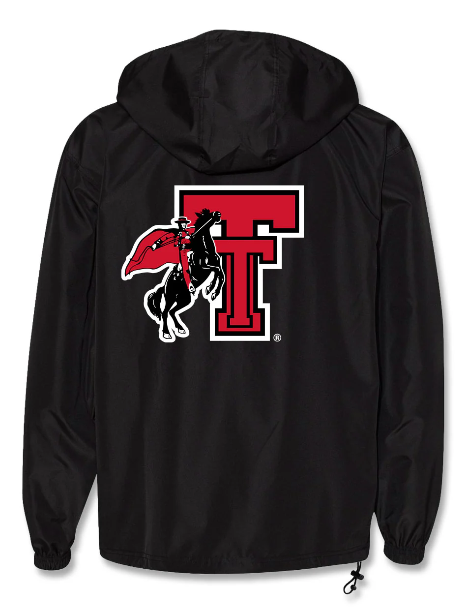 Texas Tech Dark Horse "Pack N Go" TB Rearing Rider Pullover - Image 2