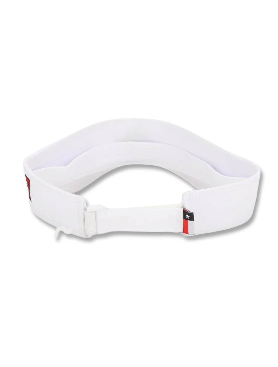 Texas Tech Dark Horse "Raider Red" Golf Visor - Image 3
