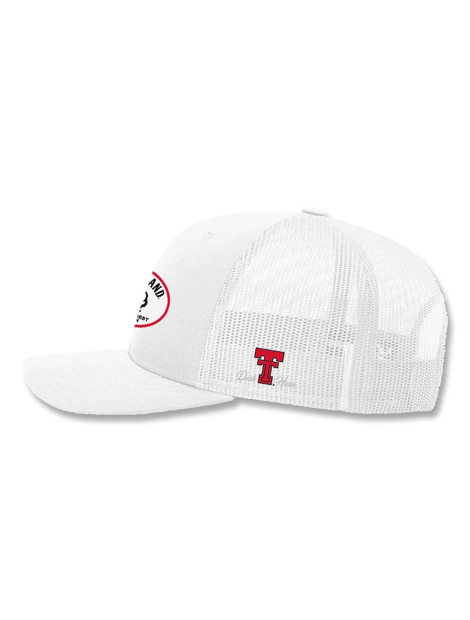Texas Tech Dark Horse "Raiderland Cotton" White Snapback Cap - Image 2