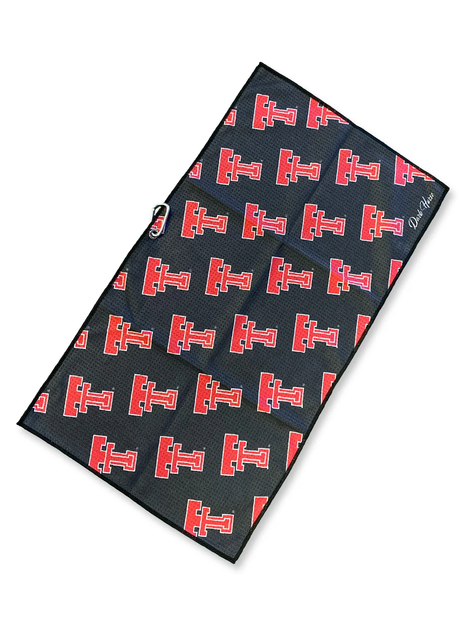 Texas Tech Dark Horse "Repeat Throwback" Golf Towel - Image 2