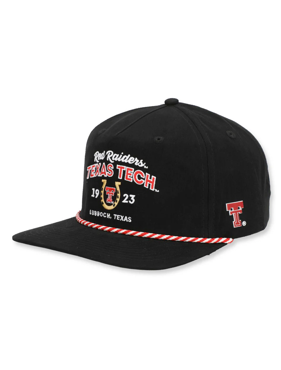 Texas Tech Dark Horse "Riders Fortune" Black Snapback Cap