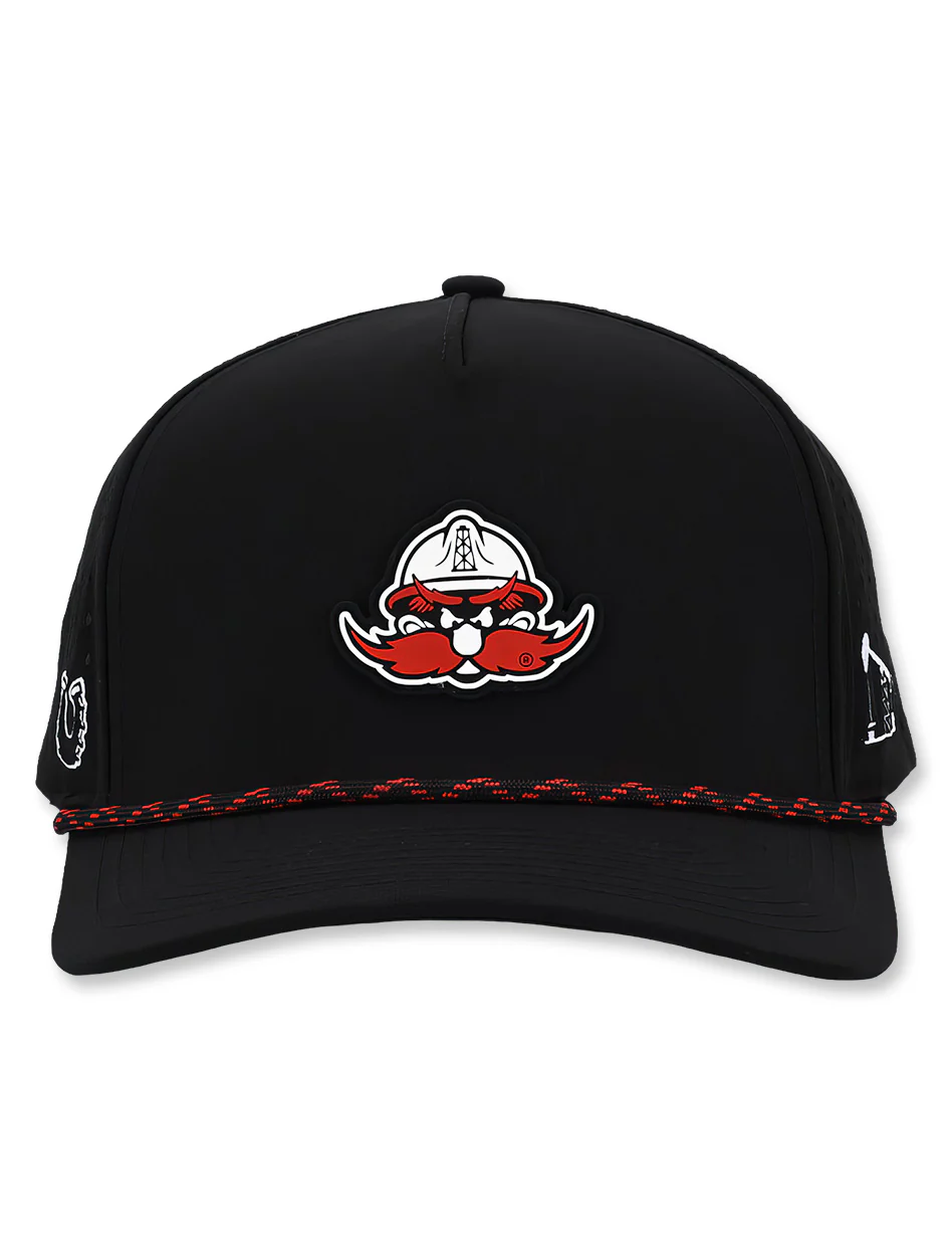 Texas Tech Dark Horse "Roughneck Raider" PVC Sport Snapback Cap - Image 2
