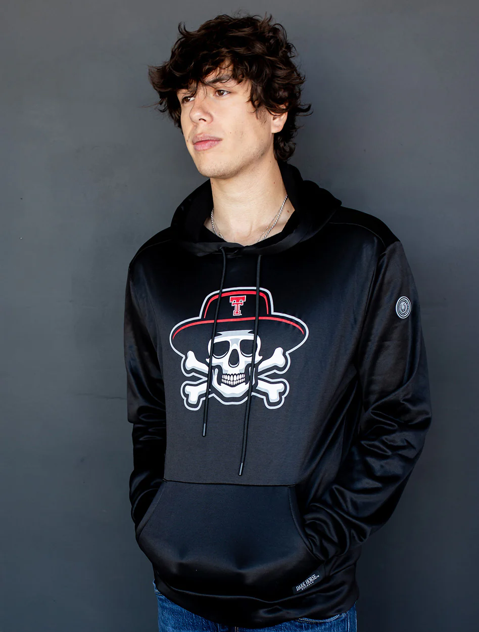 Texas Tech Dark Horse MotionFit "Skull and Bones" Hood - Image 2