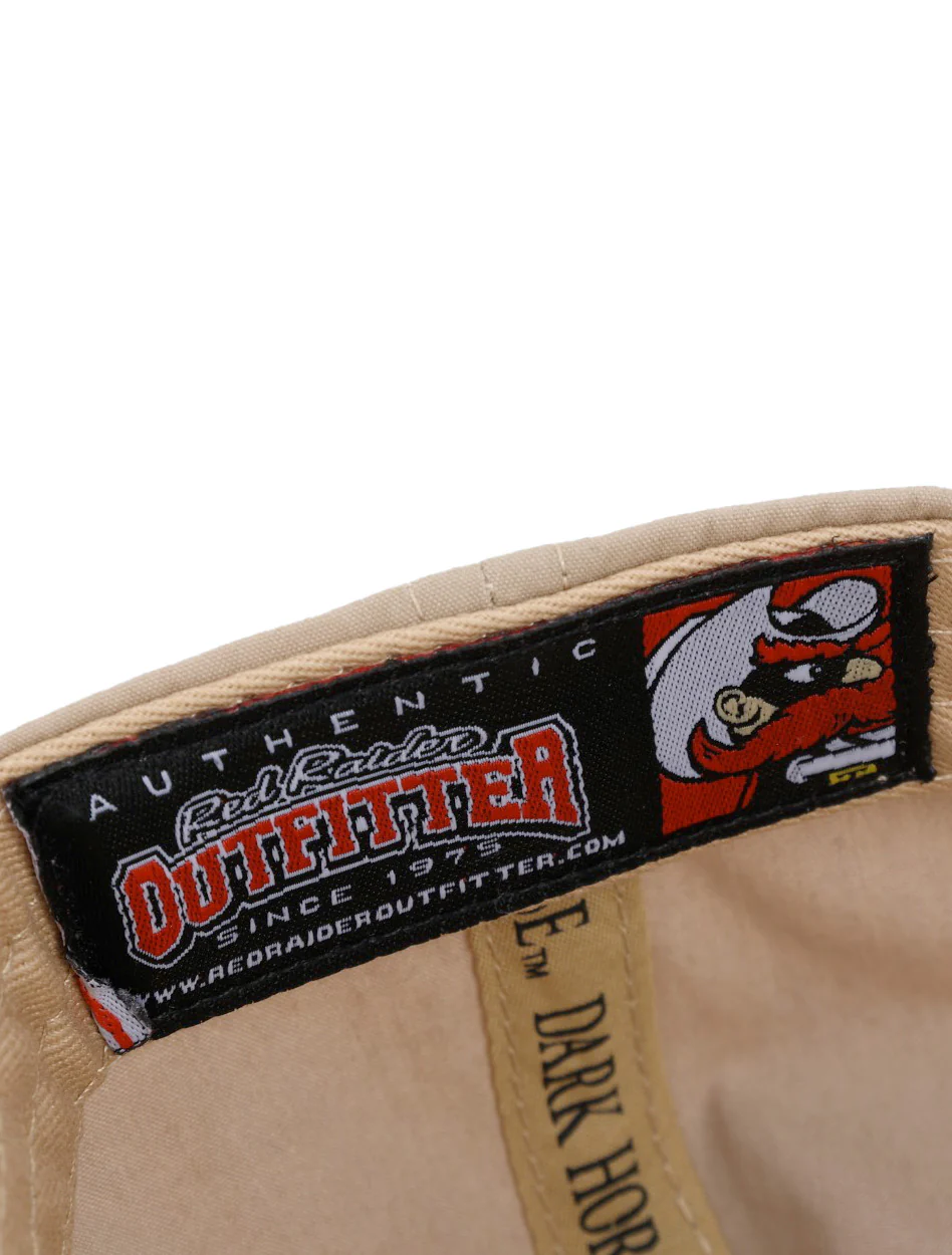 Texas Tech Dark Horse "Throwback Quilt" Patch Vintage Cap - Image 4