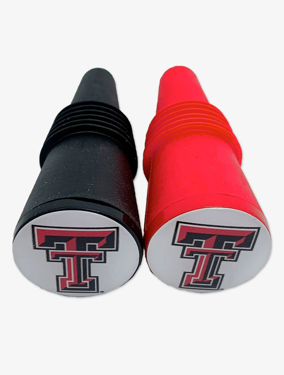 Texas Tech Double T 2 Pack Wine Bottle Stopper