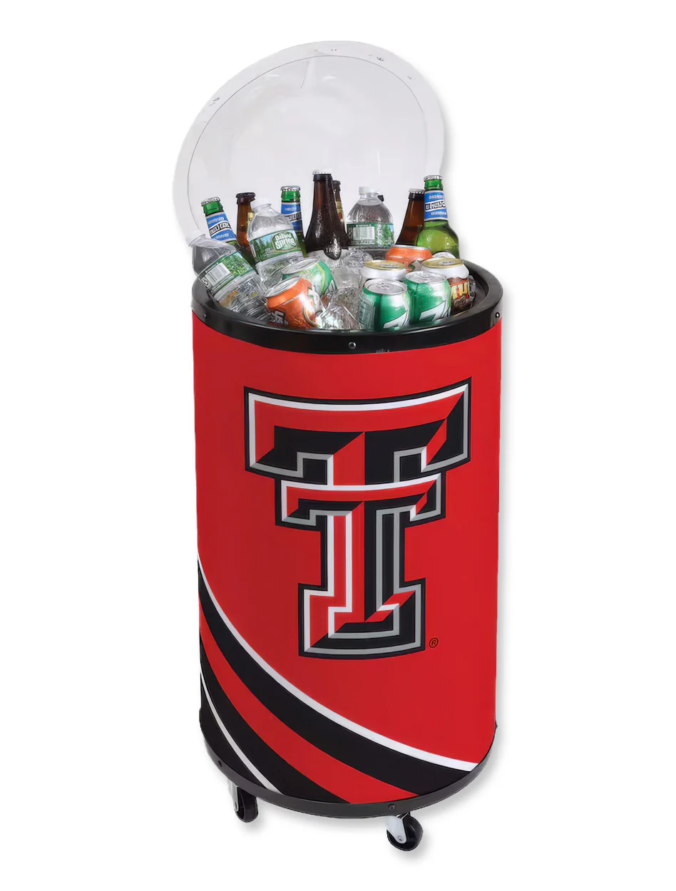 Texas Tech Double T 69 Qt Rolling Cooler