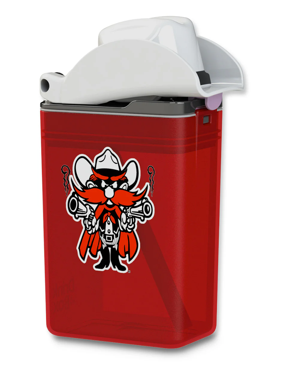 Texas Tech Double T 8 oz Reusable Eco-Friendly "Juice" Box - Image 2