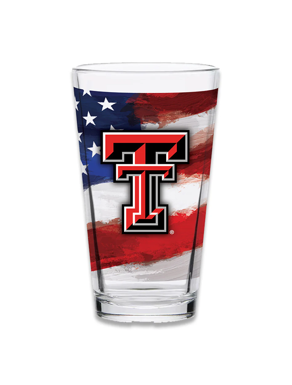 Texas Tech Double T "Americana" Pint Glass