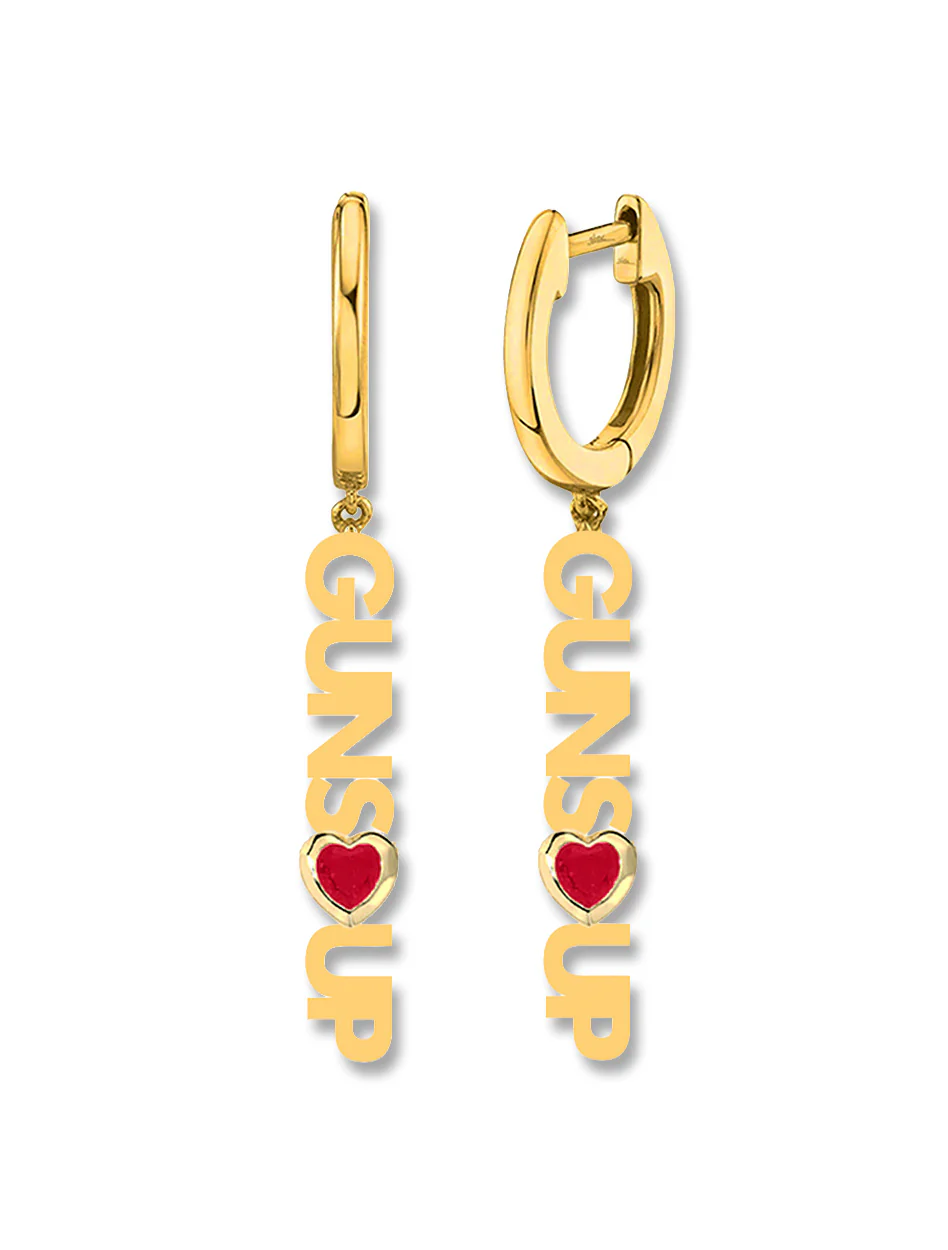 Texas Tech Double T "Ananda" Dangle Earrings