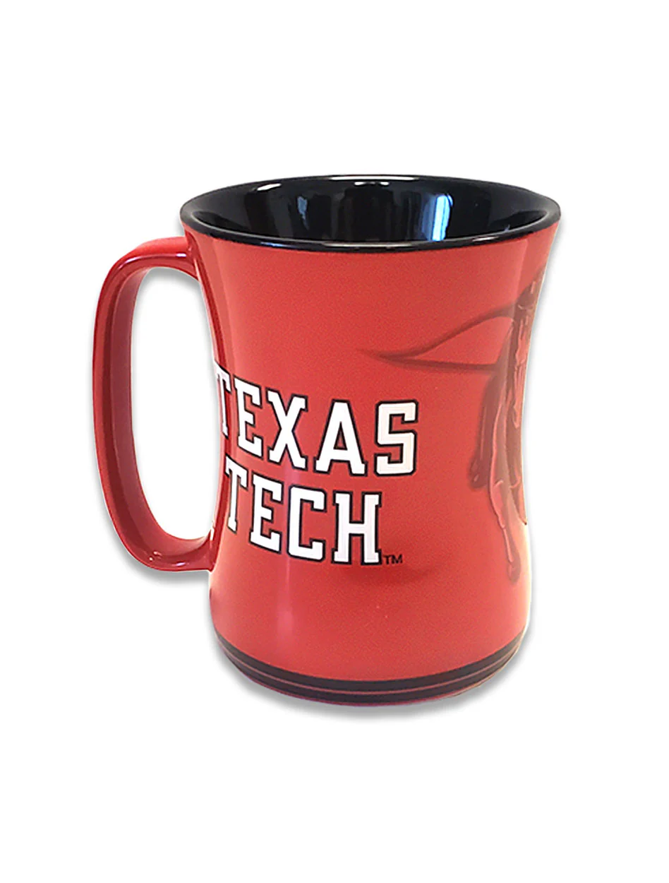 Texas Tech Double T and Masked Rider "Sculptured Mug" - Image 2
