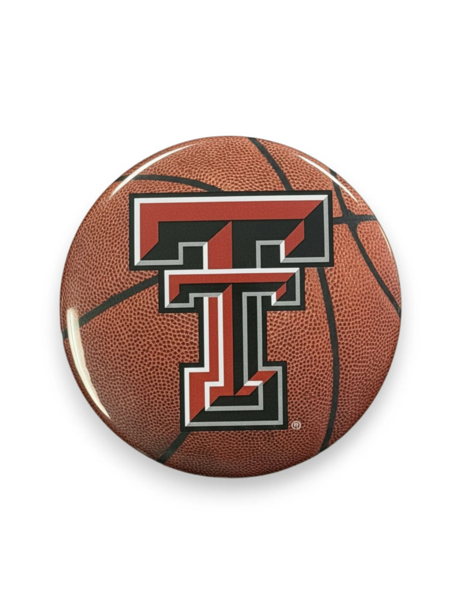 Texas Tech Double T Basketball Magnet