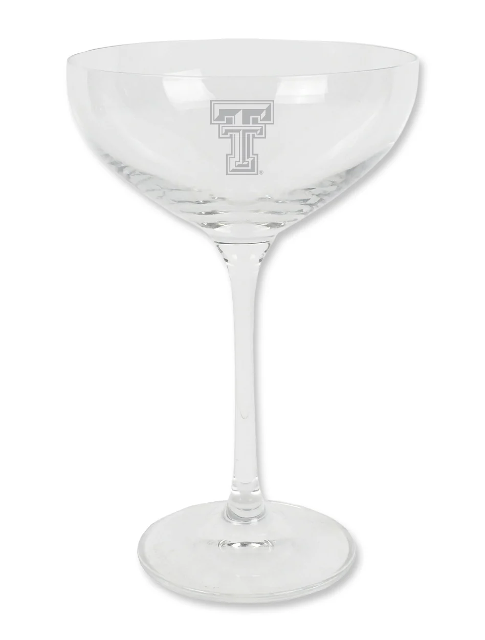 Texas Tech Double T Cocktail Glass