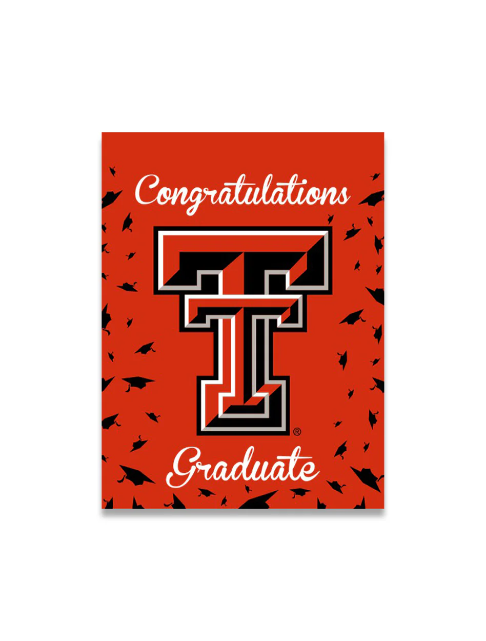 Texas Tech Double T "Congratulations Graduate" 30"x40" Banner
